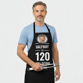 Tablier 60th birthday half way to 120 funny foodie gift