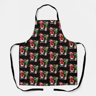 Tablier 67 Mème Six Sept Elfe Chapeau de Noël Santa