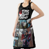 Tablier 6 Collage photo Drôle Le Grillfather BBQ (Insitu)
