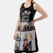 Tablier 6 Collage photo Nom personnalisé Grillmaster BBQ (Insitu)