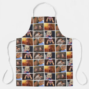 Tablier 6 Photo Collage Famille Photo Motif