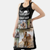 Tablier 6 Photo Collage Fête des pères Le Grillfather BBQ (Insitu)