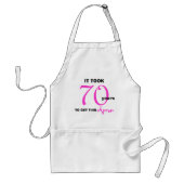 Tablier 70e anniversaire Cadeaux amusant Apron (Devant)