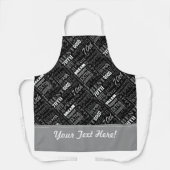 Tablier 70e fête d'anniversaire cadeaux personnalisés (Recto)