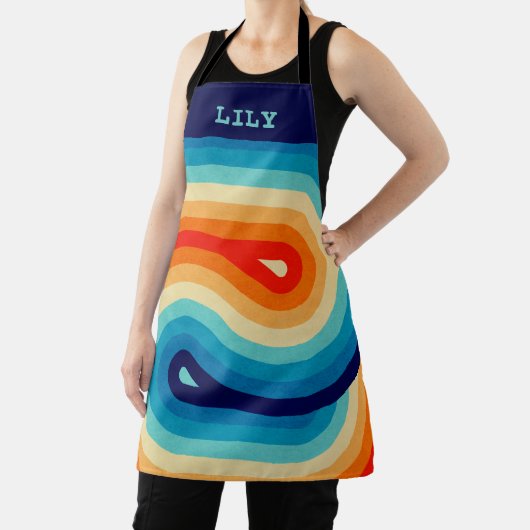 Tablier 70s Double Wave (Insitu)