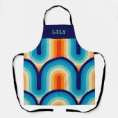 Tablier 70s Rainbow Curves (Recto)