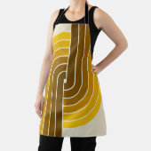 Tablier 70s Retro Vintage Style Geometric Pattern (Insitu)