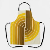 Tablier 70s Retro Vintage Style Geometric Pattern (Recto)