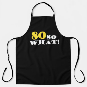 Tablier 80 Alors Quel Amusant Noir Moderne 80e Anniversair