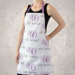 Tablier 80 Alors quelle drôle rose 80e anniversaire femme<br><div class="desc">80 Alors,  ce drôle Pink 80e Anniversaire Femme Apron. Une citation amusante 80 alors que dans les couleurs modernes rose et gris. Parfait pour une personne qui a le sens de l'humour.</div>