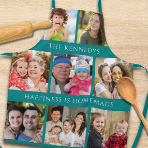 Tablier 8 Collage de photos de famille Happiness Is Homema