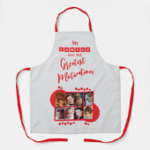 Tablier 8 photo family motivation red (Recto)