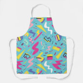 Tablier 90s Retro Pop Art Motif (Recto)