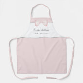 tablier à arc rose Coquette (Recto)