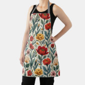 tablier à caractères floraux (Insitu)