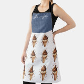 Tablier à crème glacée au chocolat Tout-en-un (Insitu)