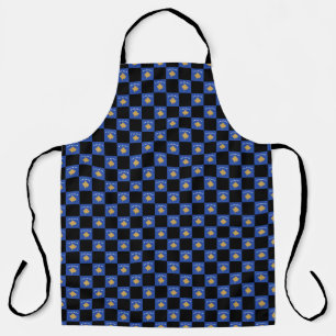 Tablier à damiers Motif du drapeau du Kosovo