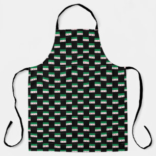 Tablier à damiers nouveau Motif du drapeau syrien