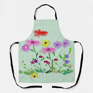 Tablier à fleurs
