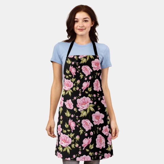 Tablier à fleurs (Porté)