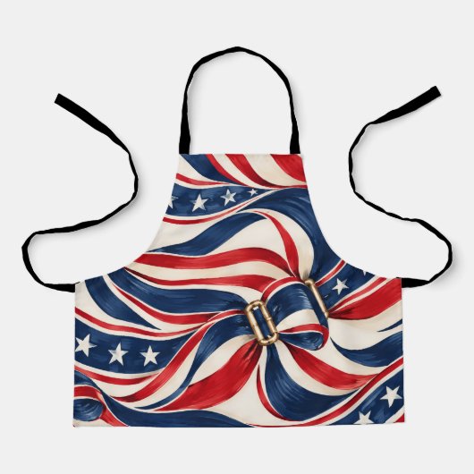 Tablier à impression intégrale Star Spangled Swirl (Recto)
