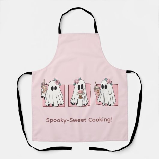 Tablier à impression Kawaii Halloween – Jolis fant (Recto)