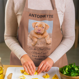 Tablier À la Meilleure maman chien jamais personnalisé Pho