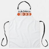 Tablier À l'ère de mon Pickleball - Orange Vibes Design (Recto)