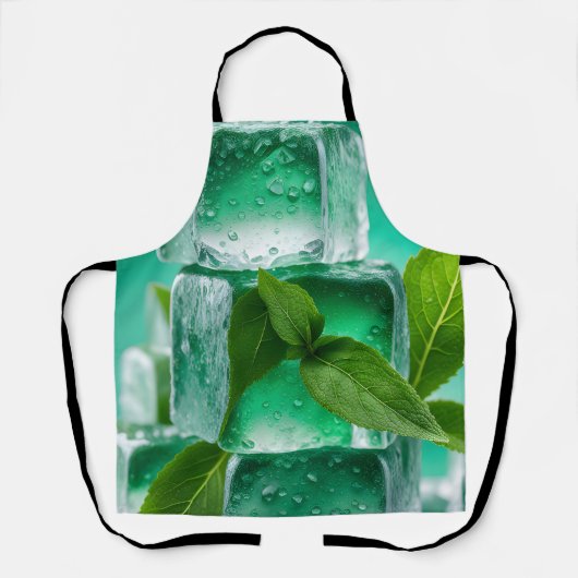 Tablier à menthe de cubes de glace : Restez Cool e (Recto)