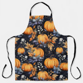 Tablier à motif de citrouille d'Halloween (Recto)