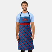 Tablier à motif 'Homard pour souper' (Porté)