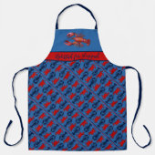Tablier à motif 'Homard pour souper' (Recto)