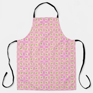 Tablier à motif rose rétro Olive Me Loves Olive Yo