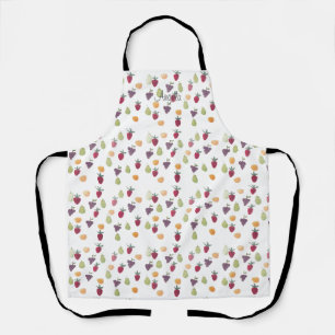 Tablier à motifs de fruits