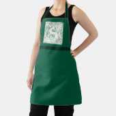 Tablier à patchwork en dentelle de Noël avec renne (Insitu)