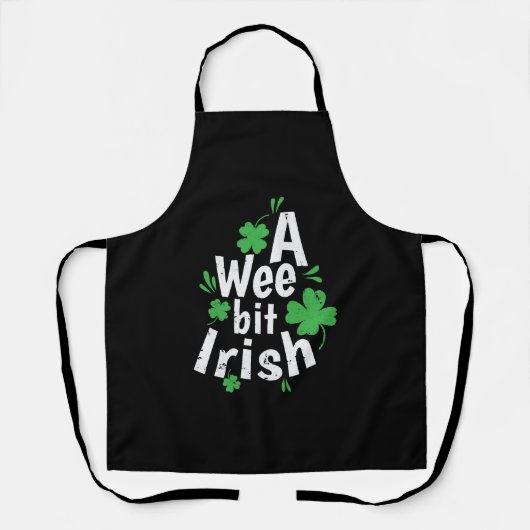 Tablier A Wee bit Irish St. Patricks Day (Recto)