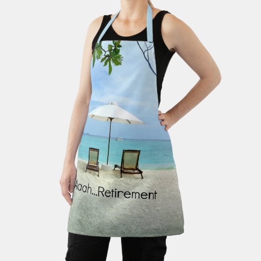 Tablier Aaah...Retraite (Insitu)