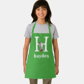 Tablier ABC du Dr Seuss : Lettre H - Blanc | Ajouter Votre (Insitu)
