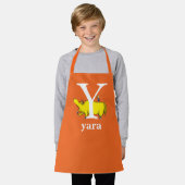 Tablier ABC du Dr Seuss : Lettre Y - Blanc | Ajouter Votre (Porté)