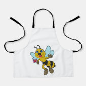 Tablier Abeille à fleurs (Recto)