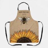 Tablier Abeille Apiariste Ferme d'abeilles Honeycomb T (Recto)