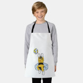 Tablier Abeille aux sports de volley-ball (Porté)