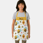 Tablier Abeille de miel mignonne Texte personnalisé (Insitu)
