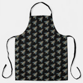 Tablier Abeille de miel (noire) - Apron (Recto)