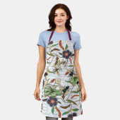 Tablier Abeilles et fleurs Vintages (Porté)