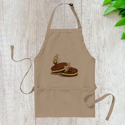 Tablier Abeilles Sur Deux Biscuits Apron