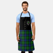 Tablier Abercrombie Clan Badge & Tartan Kilt (Porté)