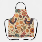 Tablier Abondance d'automne (Recto)