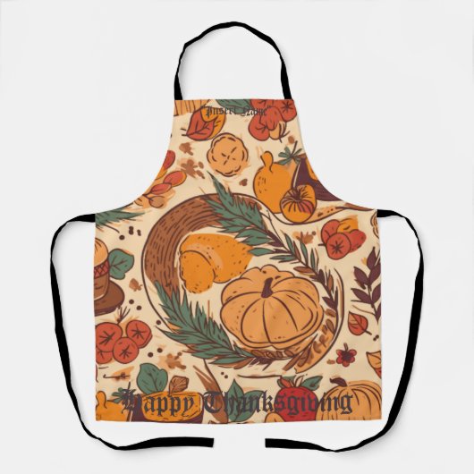 Tablier Abondance d'automne (Recto)