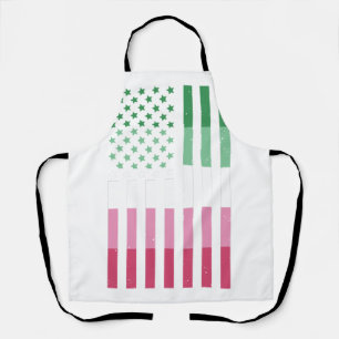 Tablier Abrosexuel USA Drapeau LGBT Cadeau Abrosexuel